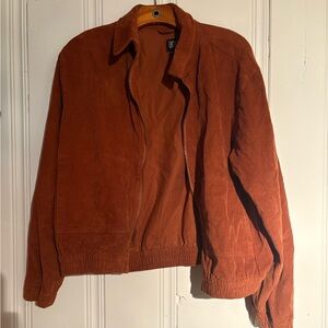 BDG Rust Corduroy Jacket Burnt Orange